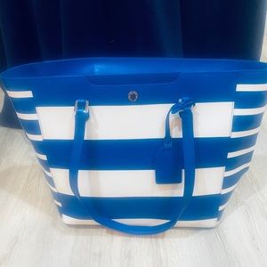 Ralph Lauren blue & white purse NWT